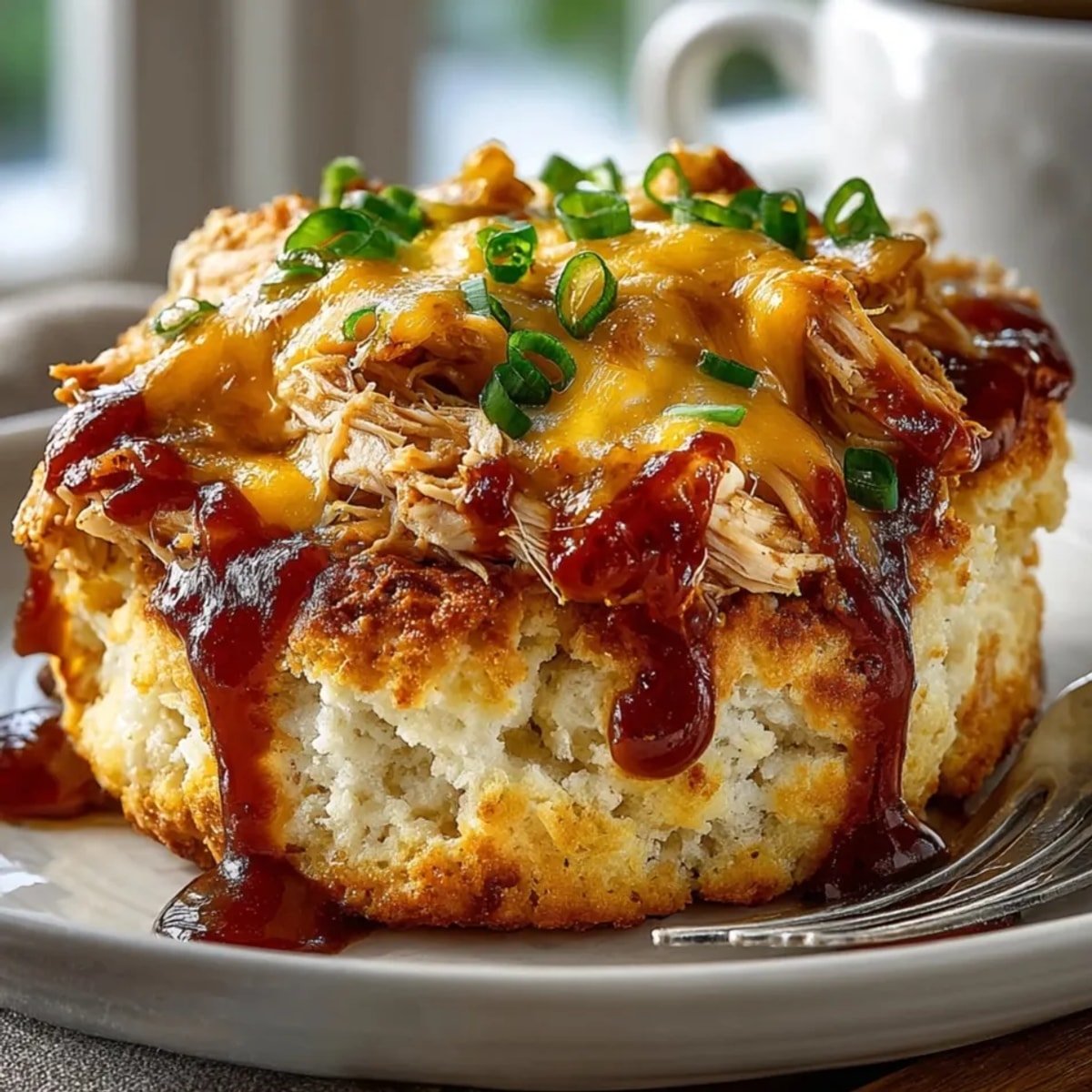 Golden-brown Cream Soda BBQ Chicken Lunch Cups filled with cheesy, saucy chicken goodness.
