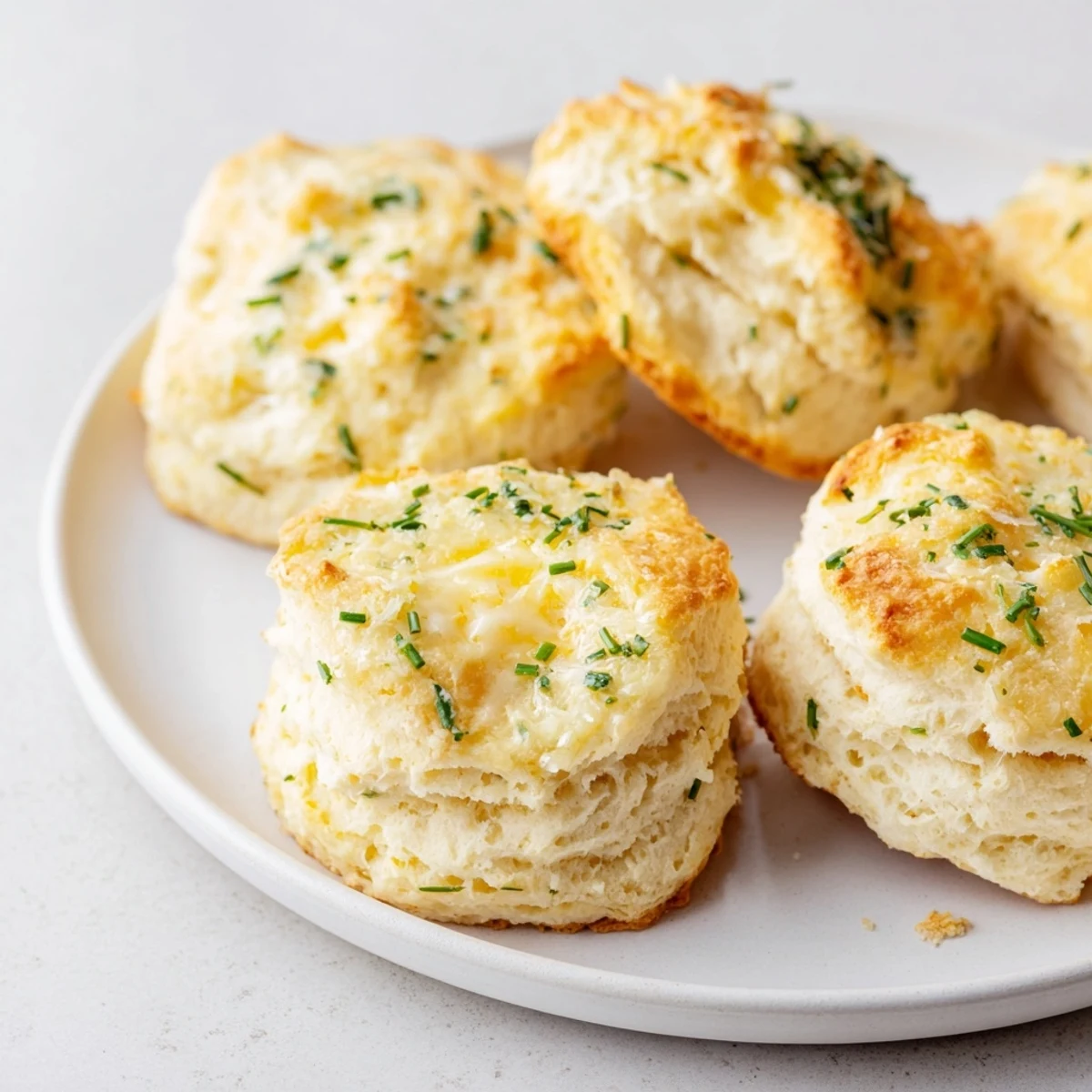 Delicate truffle oil biscuits served warm, perfect for brunch gatherings.  