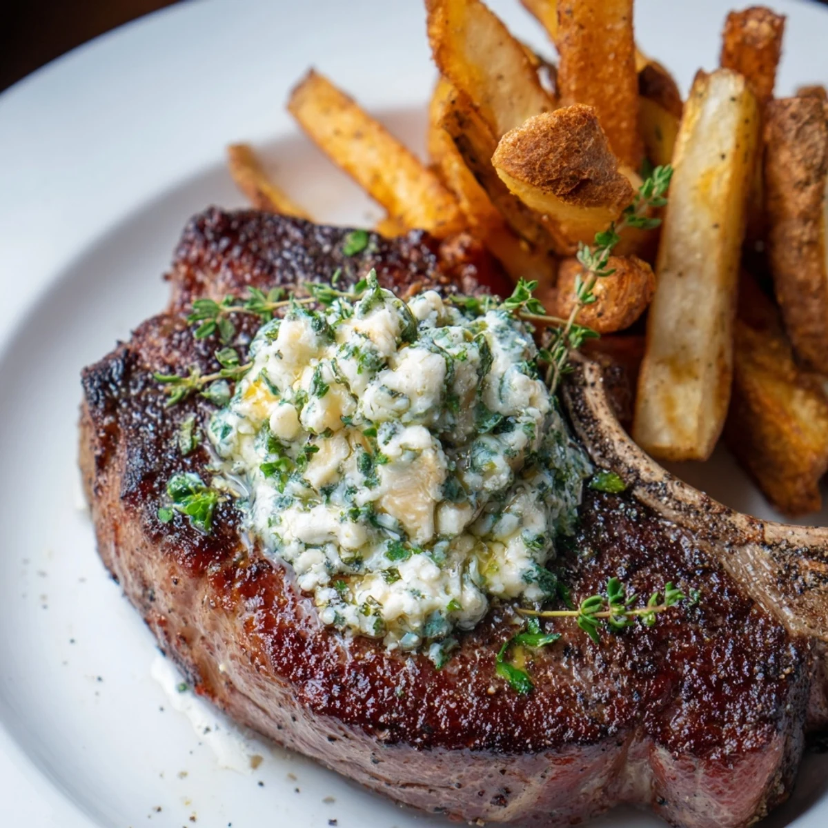 Garlic Butter Steak Fries