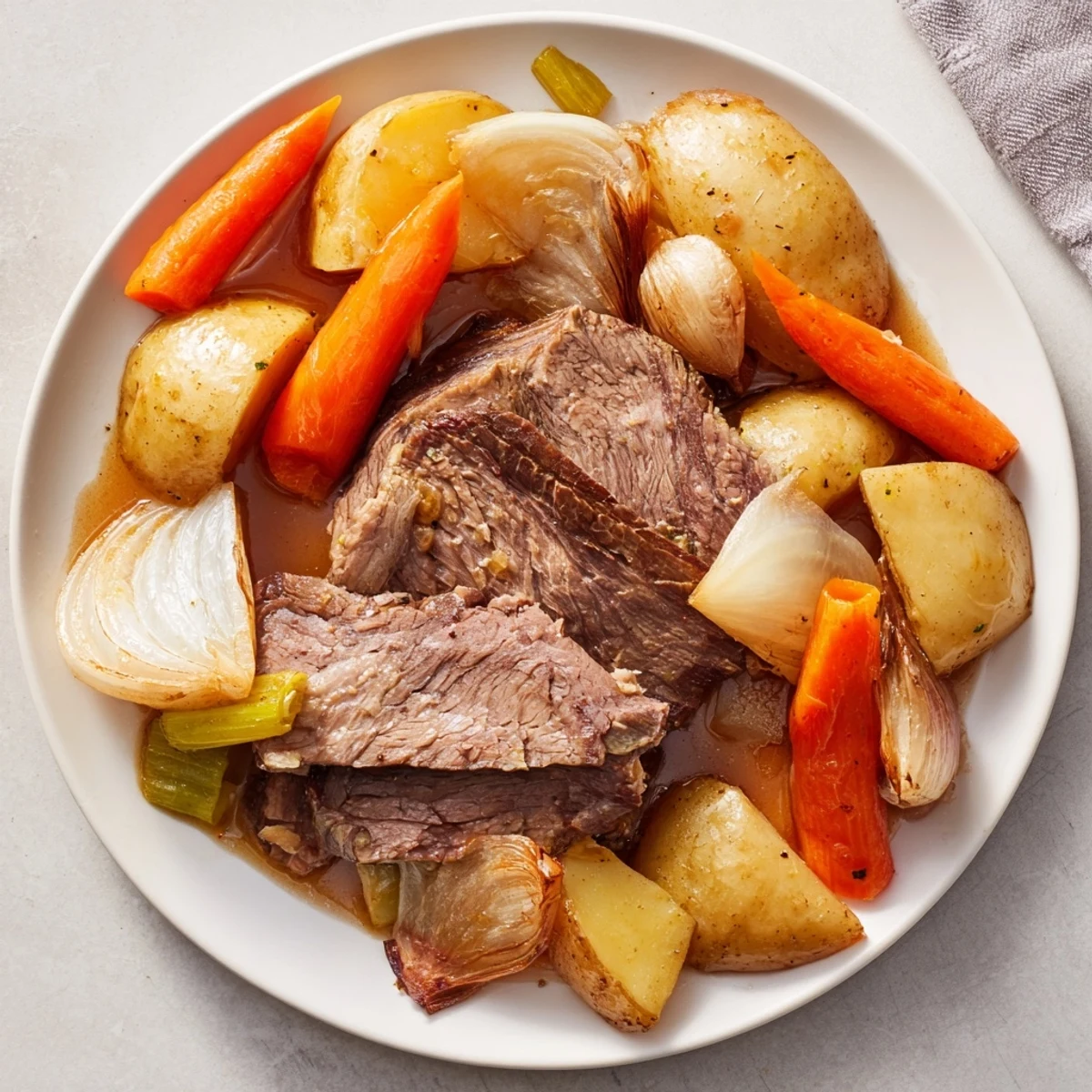 Sunday Pot Roast Veggies