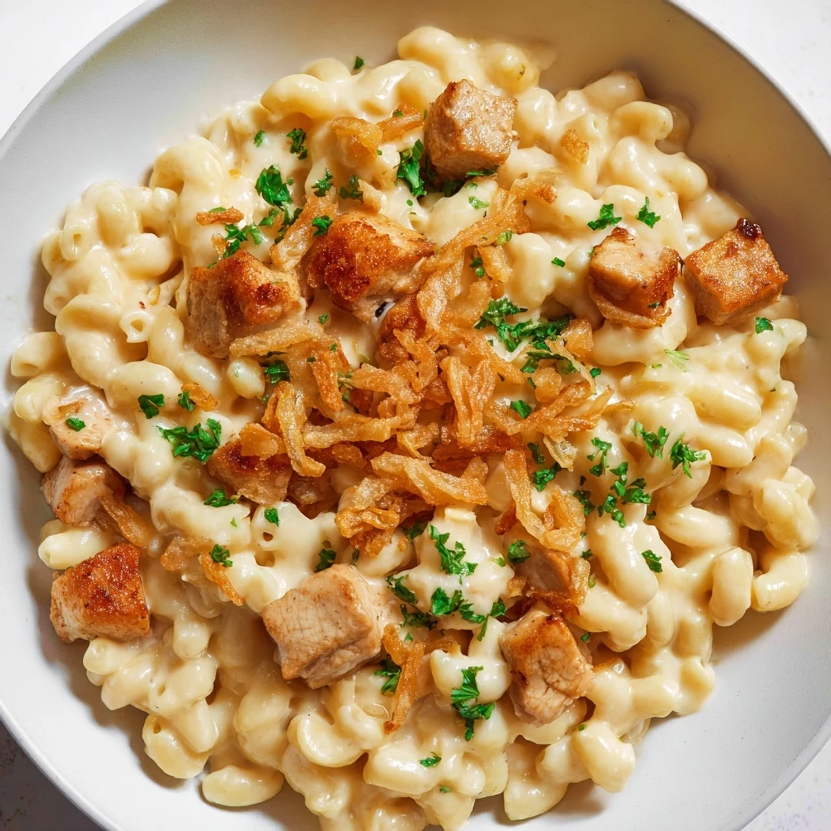 Honey BBQ Chicken Mac Cheese