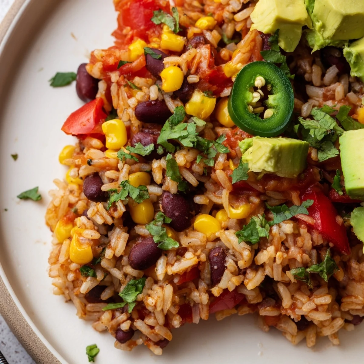 One-Pot Mexican Rice Beans