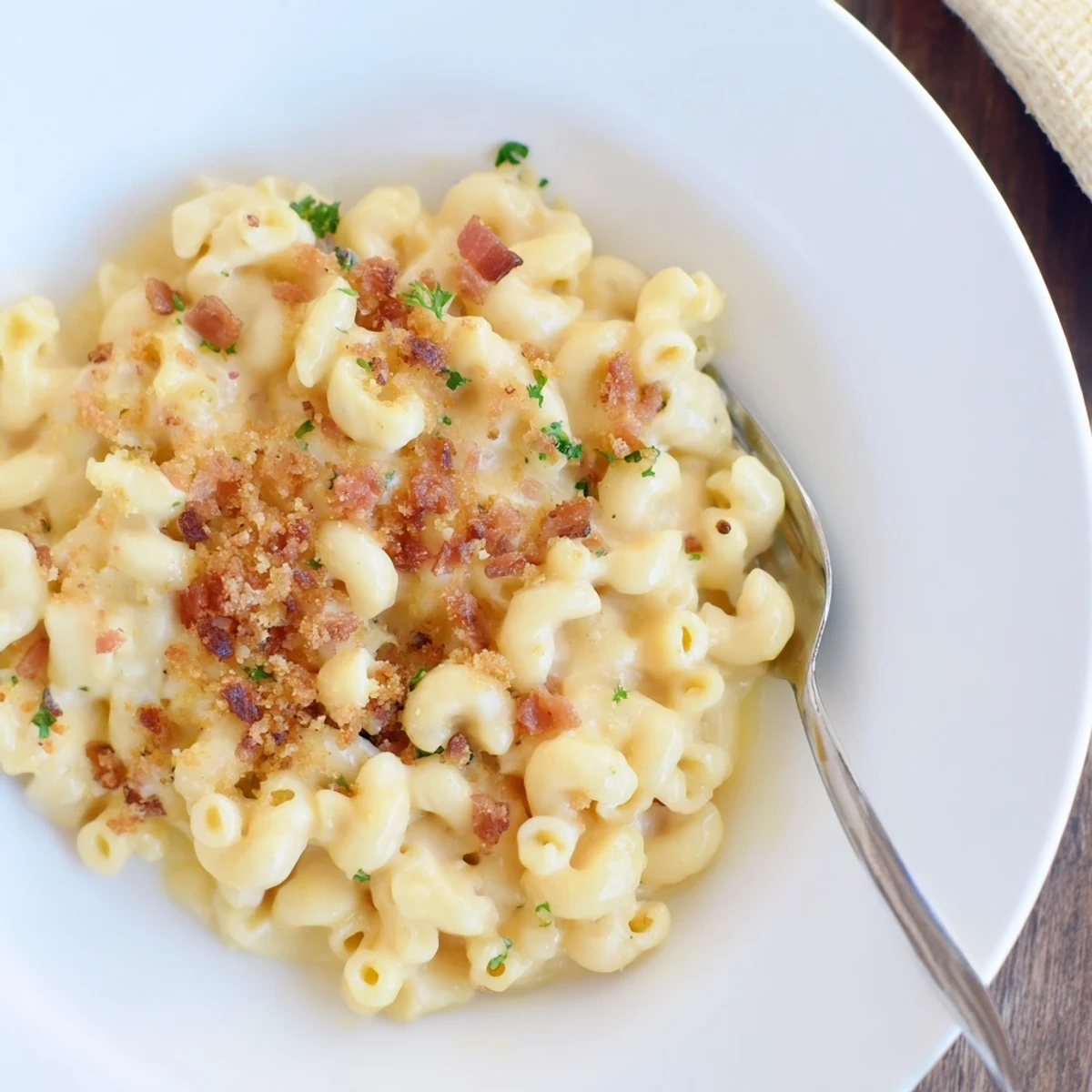 Sheet Pan Mac Cheese Bacon