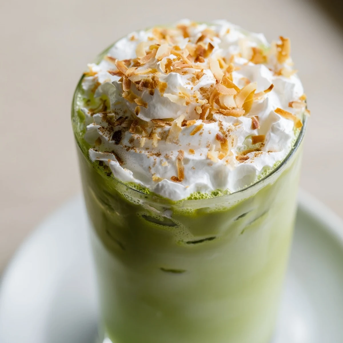 Toasted Coconut Gingerbread Matcha