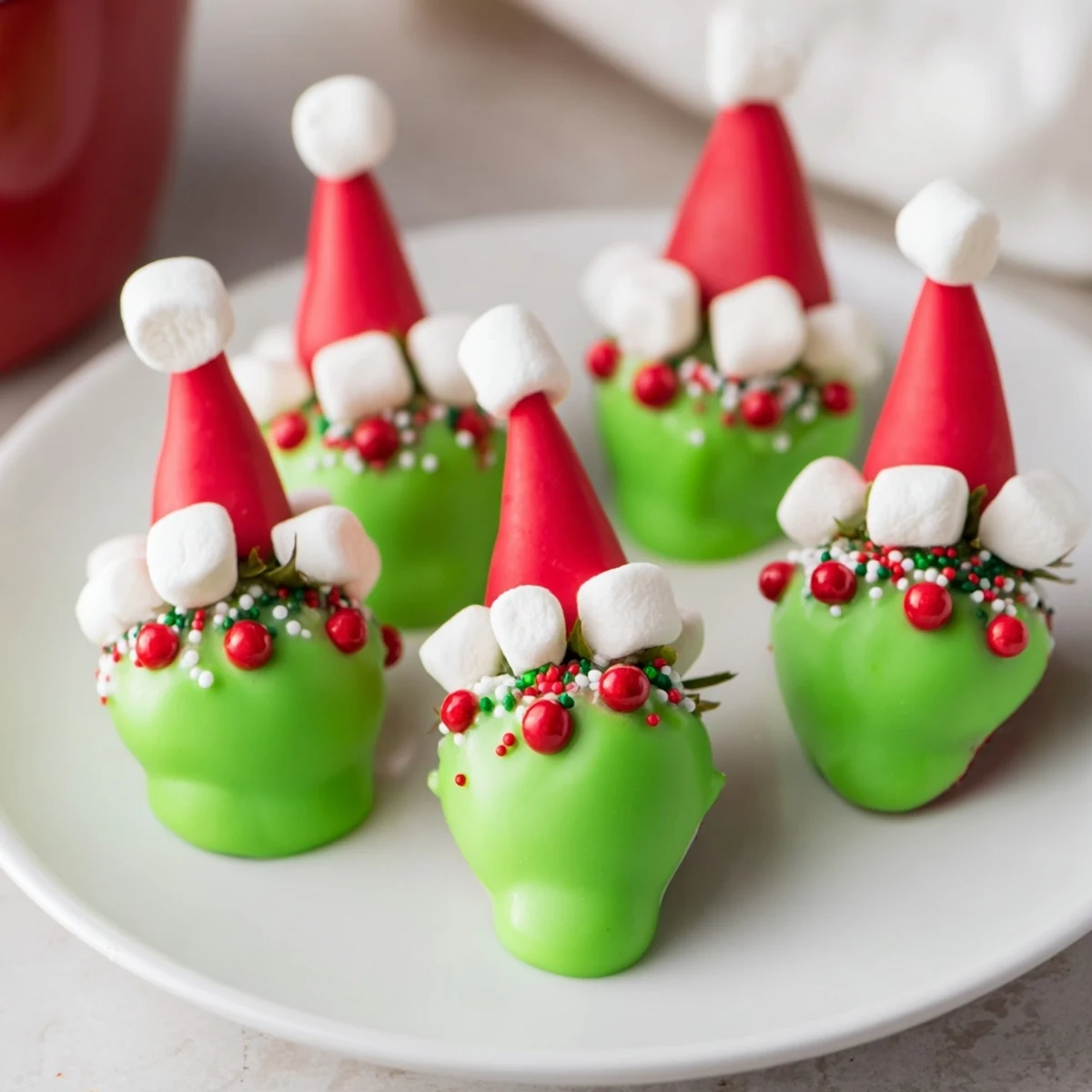 Elf Hat Chocolate Strawberries