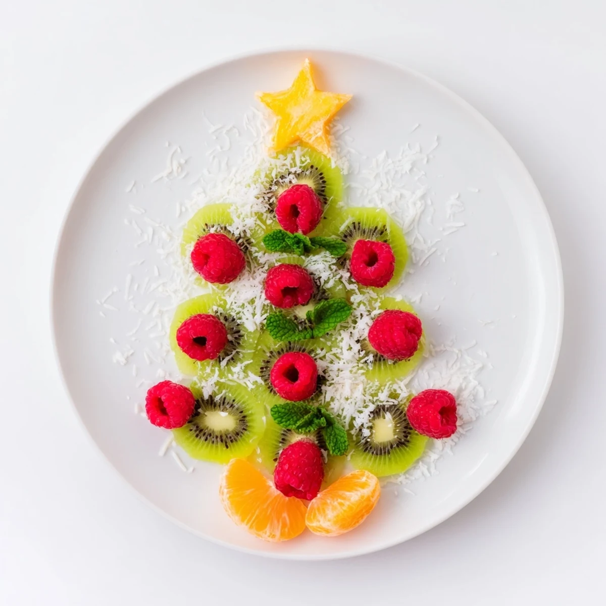 Kiwi Raspberry Christmas Tree