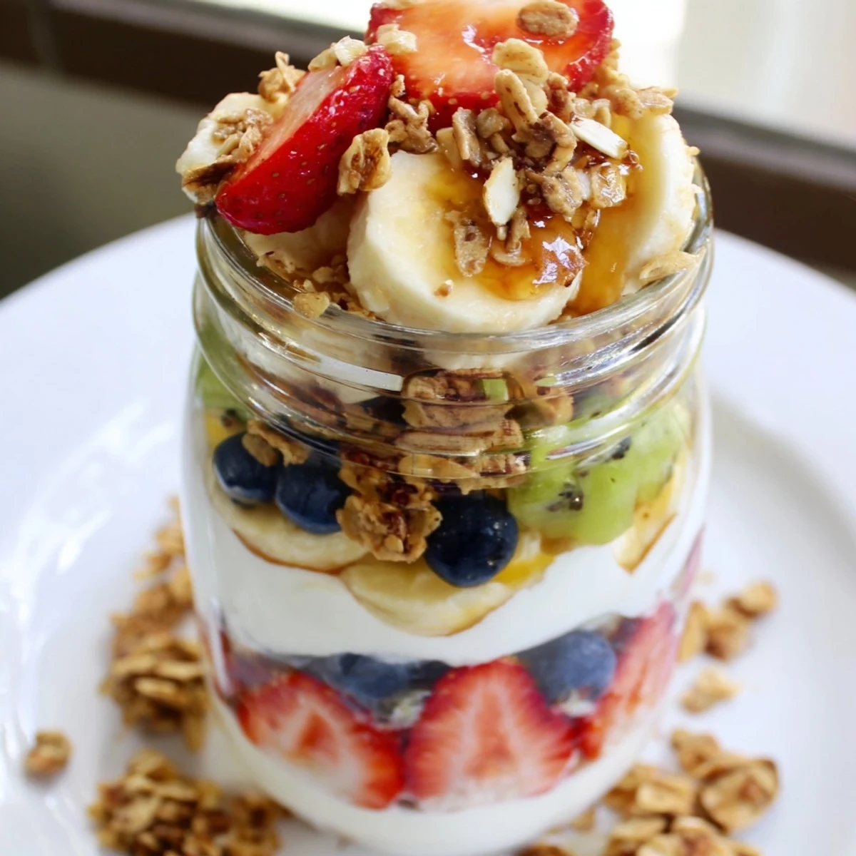 Layered Yogurt Fruit Parfait