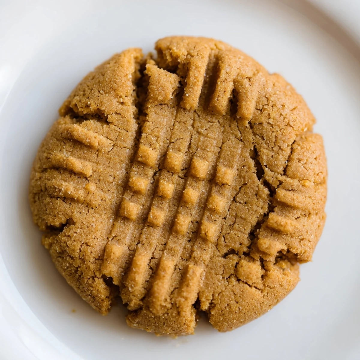 Tempting stack of three-ingredient Flourless Peanut Butter Cookies, perfect for a gluten-free dessert.