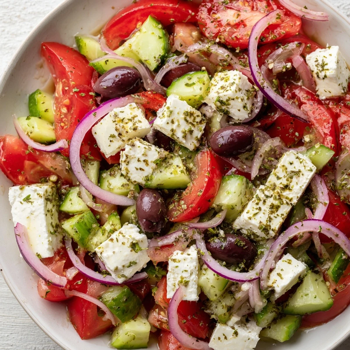Mediterranean Salad with Feta
