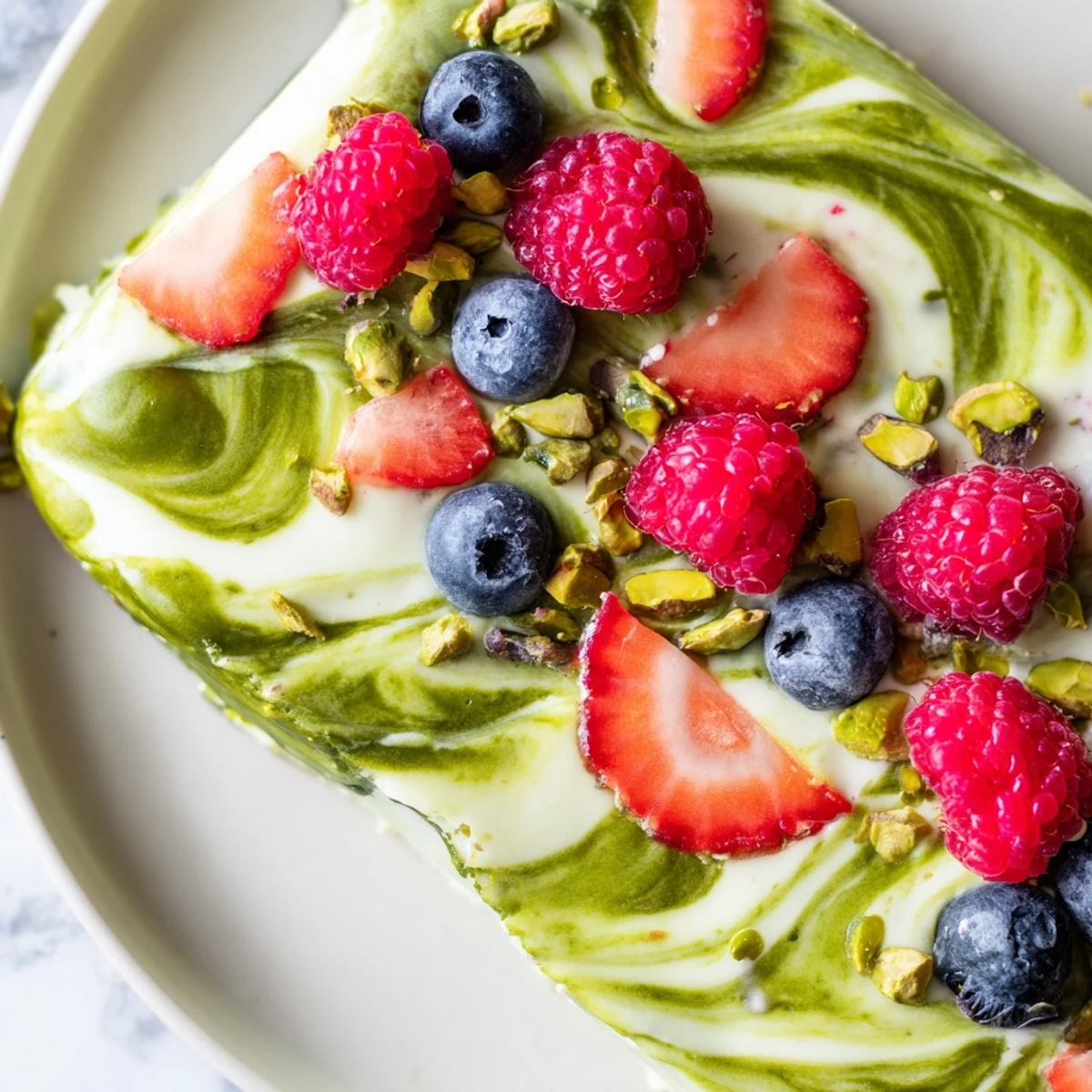 Frozen Yogurt Bark Matcha