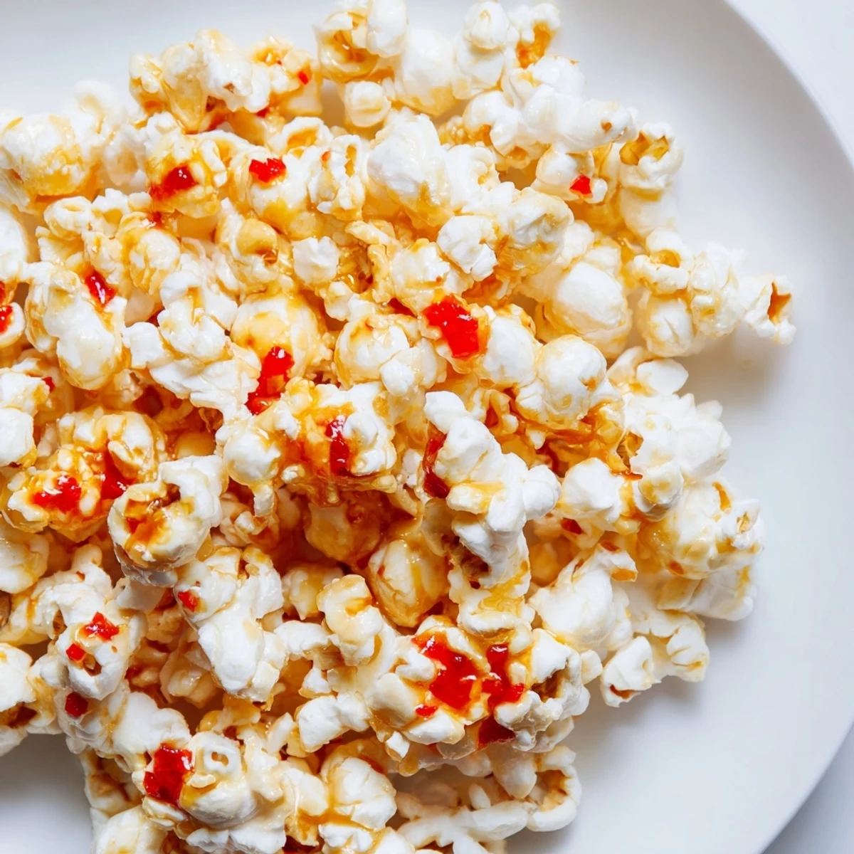 A generous bowl of Hot Honey Butter Popcorn, savory and sweet, ready to enjoy at a party.