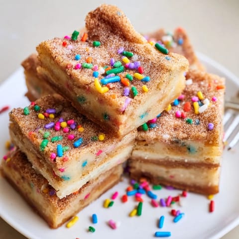 Cinnamon Sugar Funfetti Bars