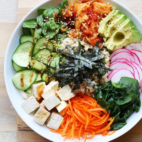 Fermented Vegetable Bowl Fusion