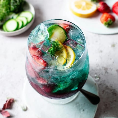 Deliciously hydrating mocktails infused with strawberries and lemon for summer.  