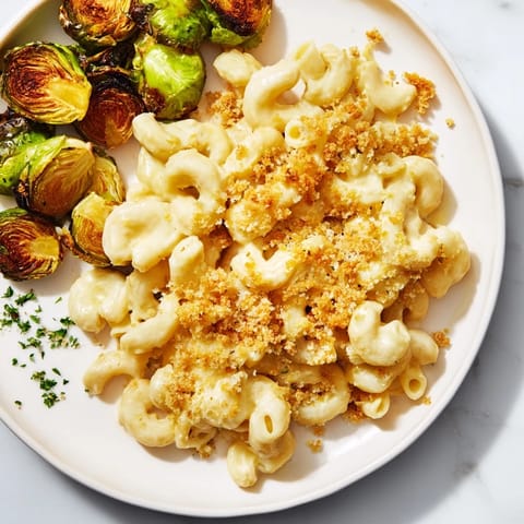 Sheet Pan Mac Cheese Brussels