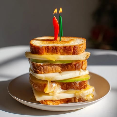 Brie Apple Honey Grilled Cheese