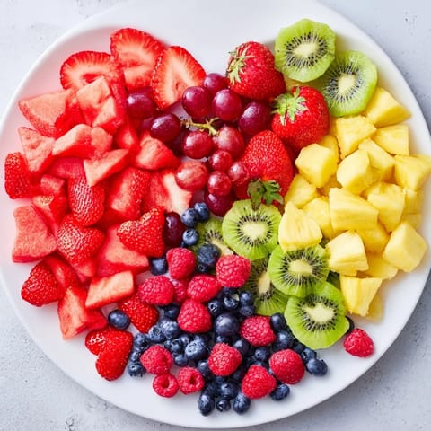 Sweetheart Fruit Board brimming with juicy strawberries and heart-shaped watermelon, ready to be enjoyed.