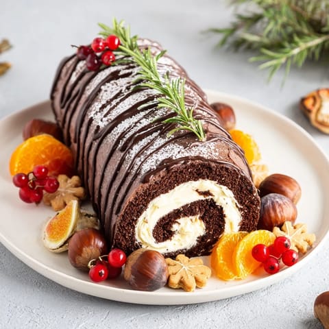 Winter Warmer Log Dessert
