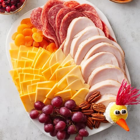 Turkey Tail Charcuterie Board