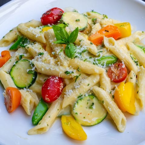 One-Pot Creamy Pasta Primavera