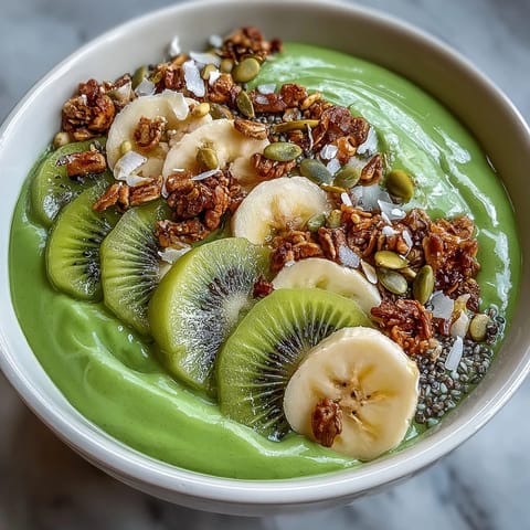 Shamrock Green Smoothie Bowl