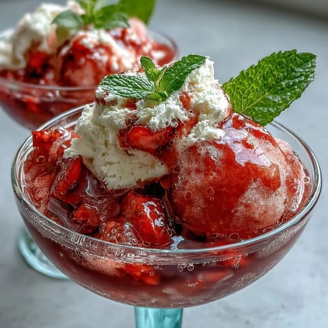 Strawberry Daiquiri Float