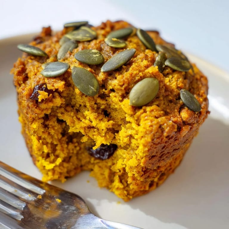 Delicious Spicy Japanese Curry Pumpkin Muffins, blending warm spices and vibrant pumpkin flavors.