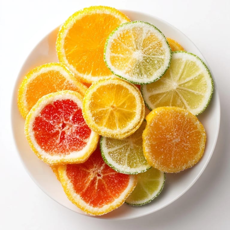 Thinly sliced oranges, lemons, and lime; colorful Citrus Slices ready to brighten any drink.