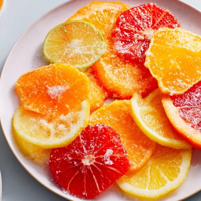 Sugared rims and glistening Citrus Slices, a delightful, refreshing flavor addition to beverages.