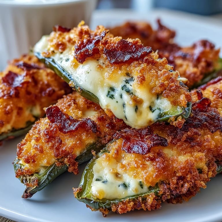 Golden Air Fryer Jalapeño Poppers on a platter, paired with ranch dip for dipping.