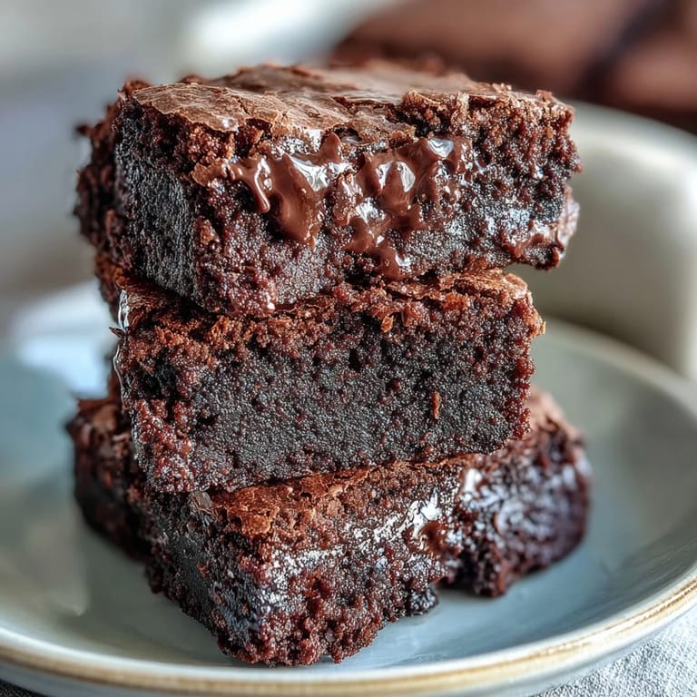Decadent chocolate brownies made moist with sourdough discard and topped with a luscious peanut butter swirl for irresistible flavor.