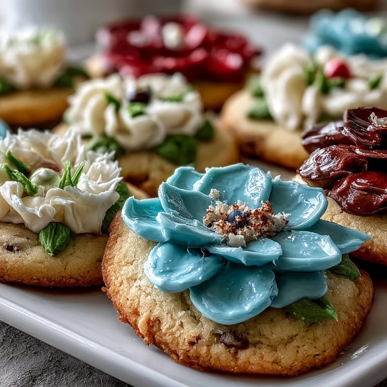 Elegant flower-shaped cookies with smooth royal icing, ideal for spring gatherings or edible gifts.